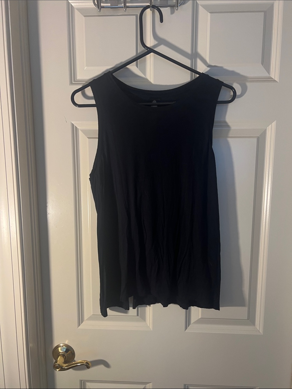 Halogen Black Sleeveless Tank Top